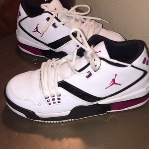 🔥🔥Nike Air Jordan White/Fuchsia/Black/ 5Y-4.5-UK